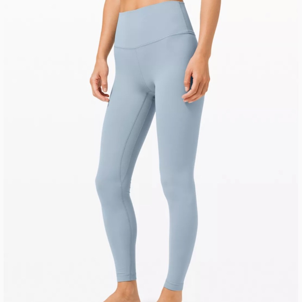 Lulu lemon align leggings, color is chambray